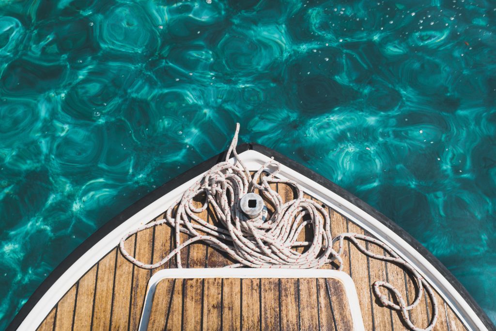 Boat fore deck, sailing rope, Shipping A Boat Auto Transport